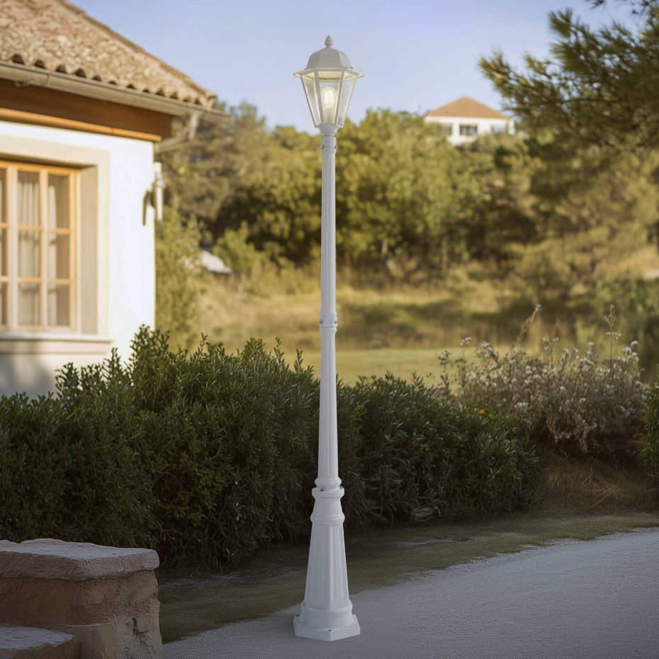 Lampadaire extérieur en aluminium moderne