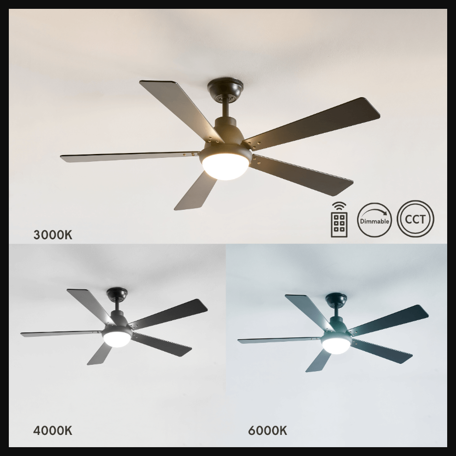 Ventilateur de plafond élégant à LED - COSMO