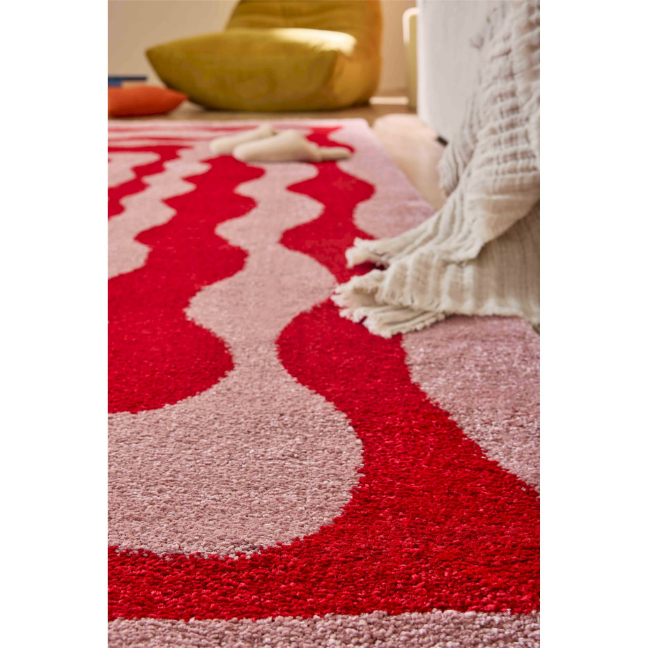 Tapis rectangulaire en polypropylène Groovy
