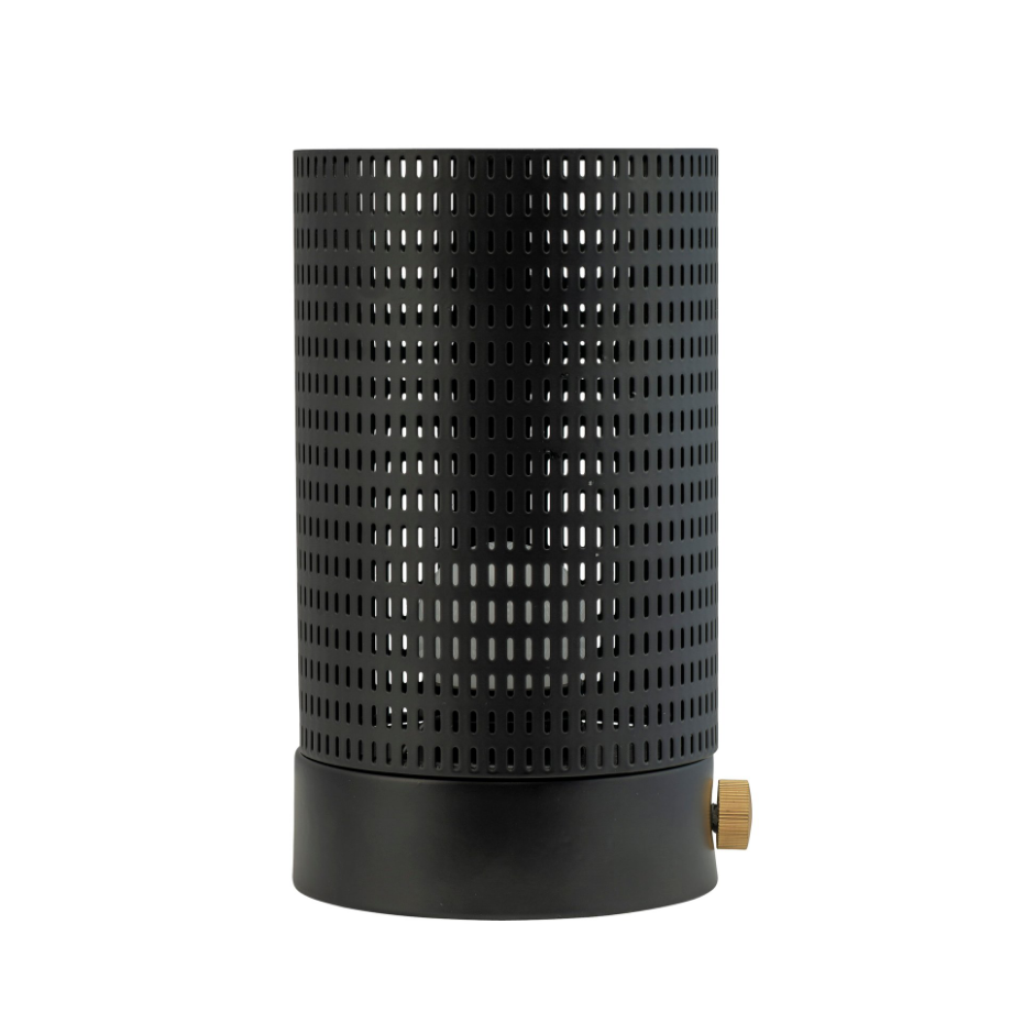 Lanterne noire/laiton MESH