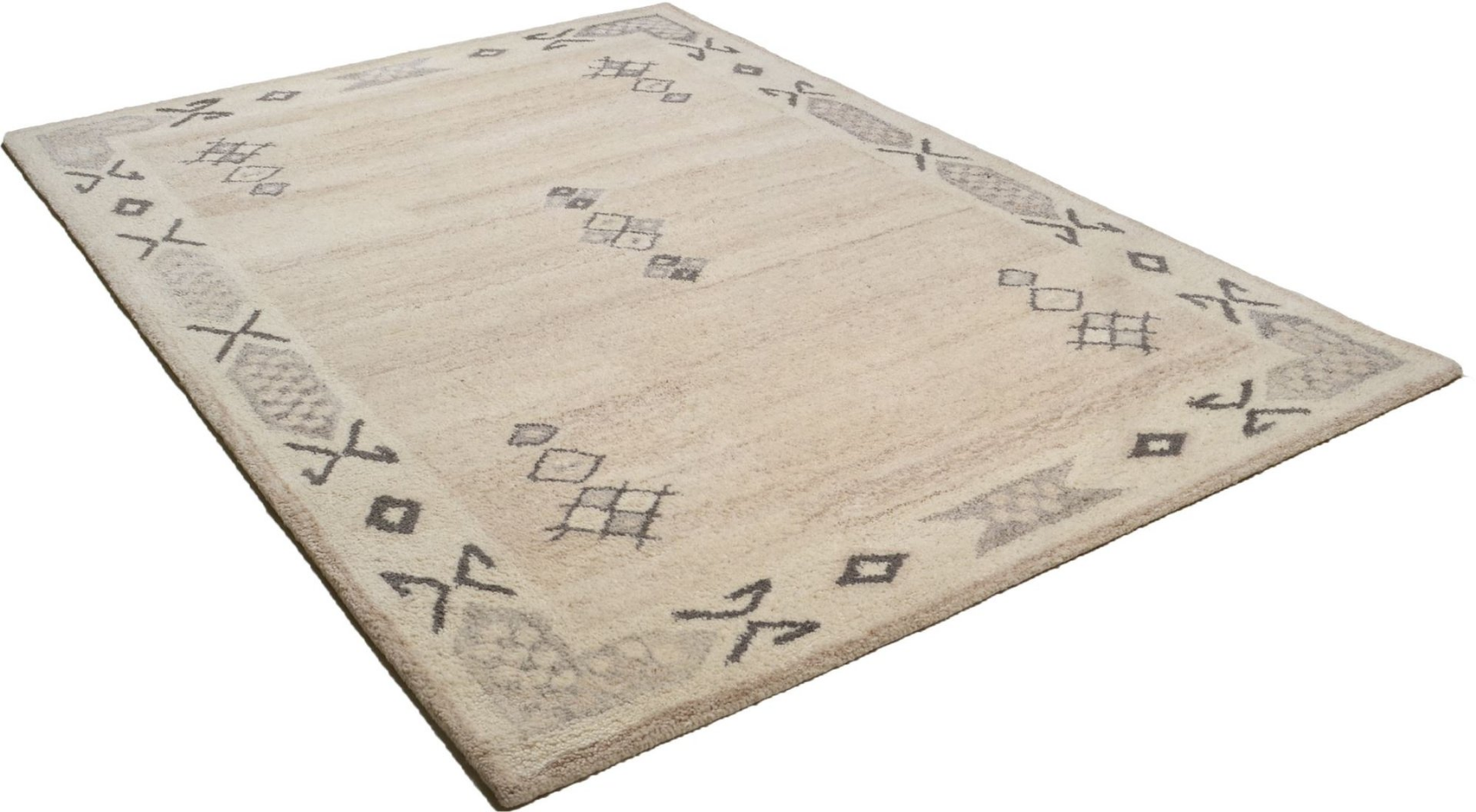 Tapis tufté main style berbère avec mélanges - Royal Berber