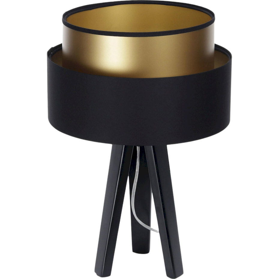 Lampe à poser ronde en PVC Duo ellegant