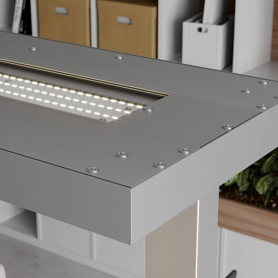 Lampadaires de bureau en aluminium moderneLED