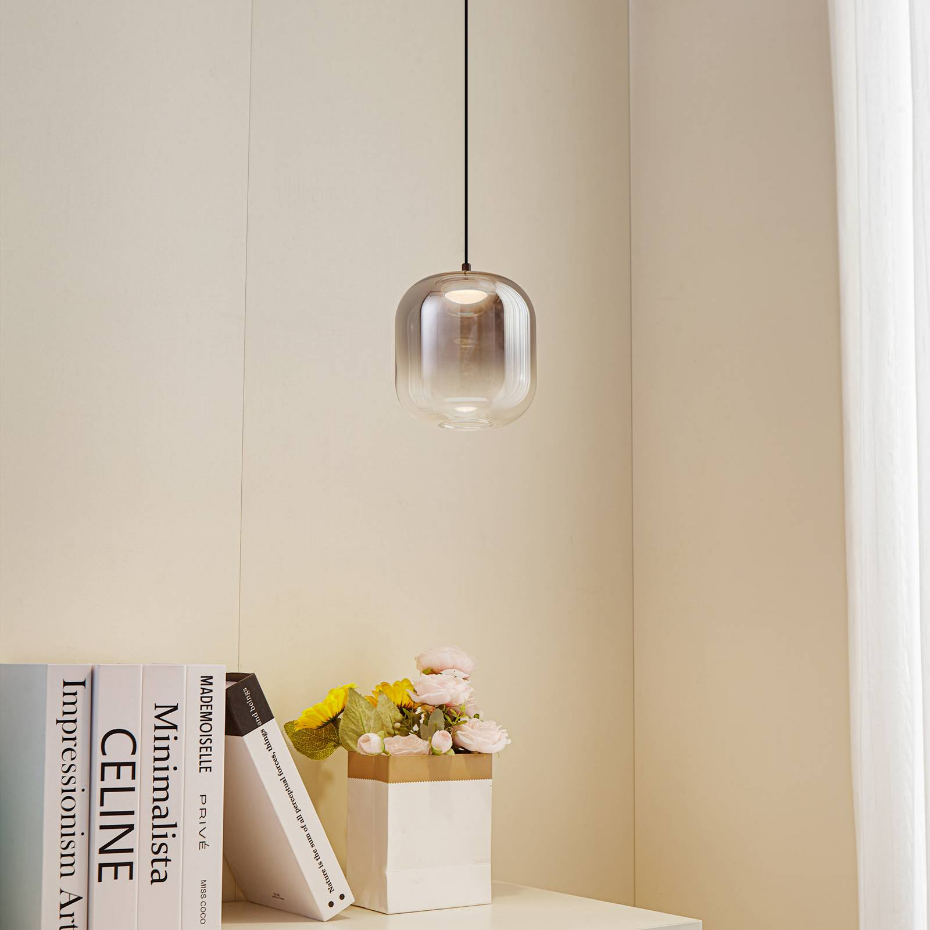 Suspension en verre moderneLED, Avelinra