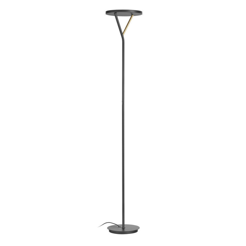Lampadaire led Plano dimmable noir mat
