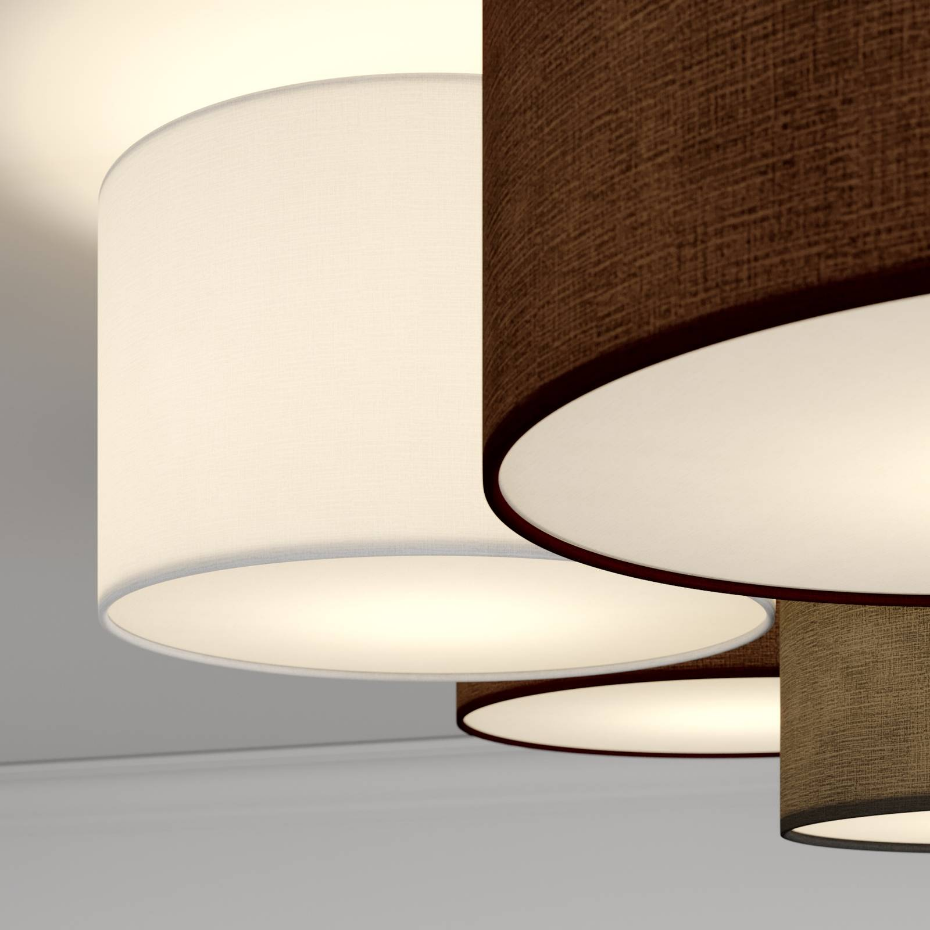 Plafonnier en textile moderne, Laurenz