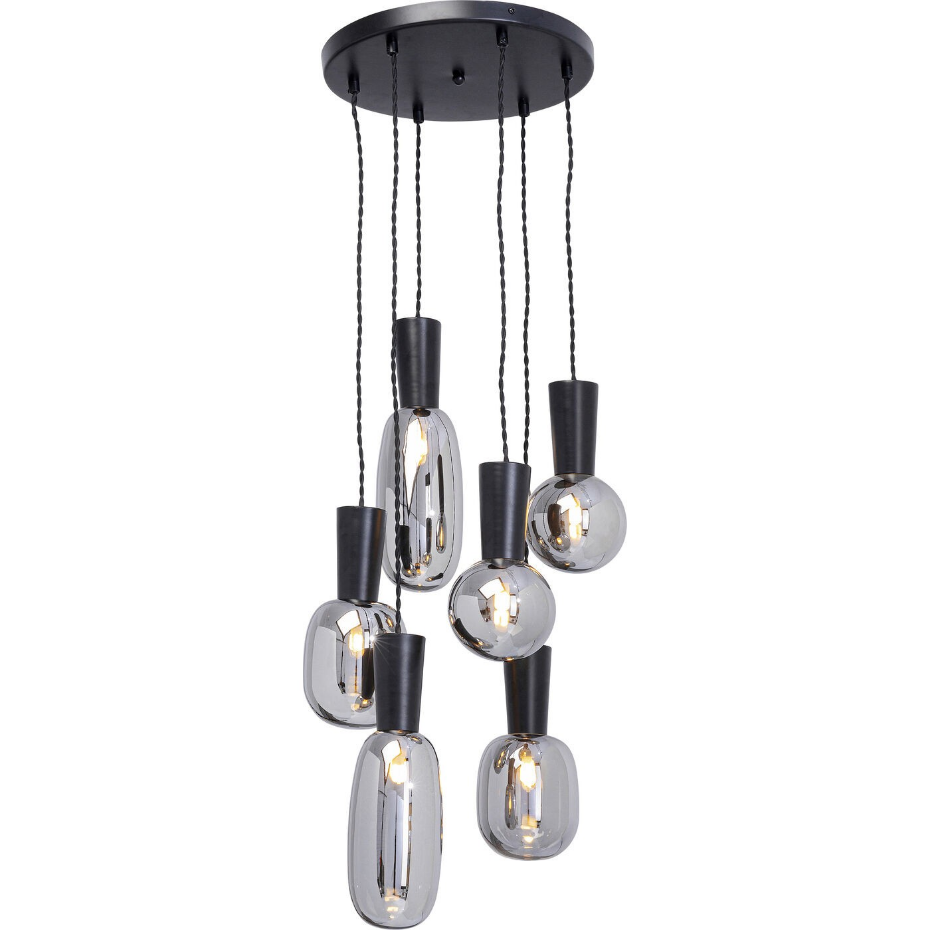 Suspension en verre et acier, ROMEO
