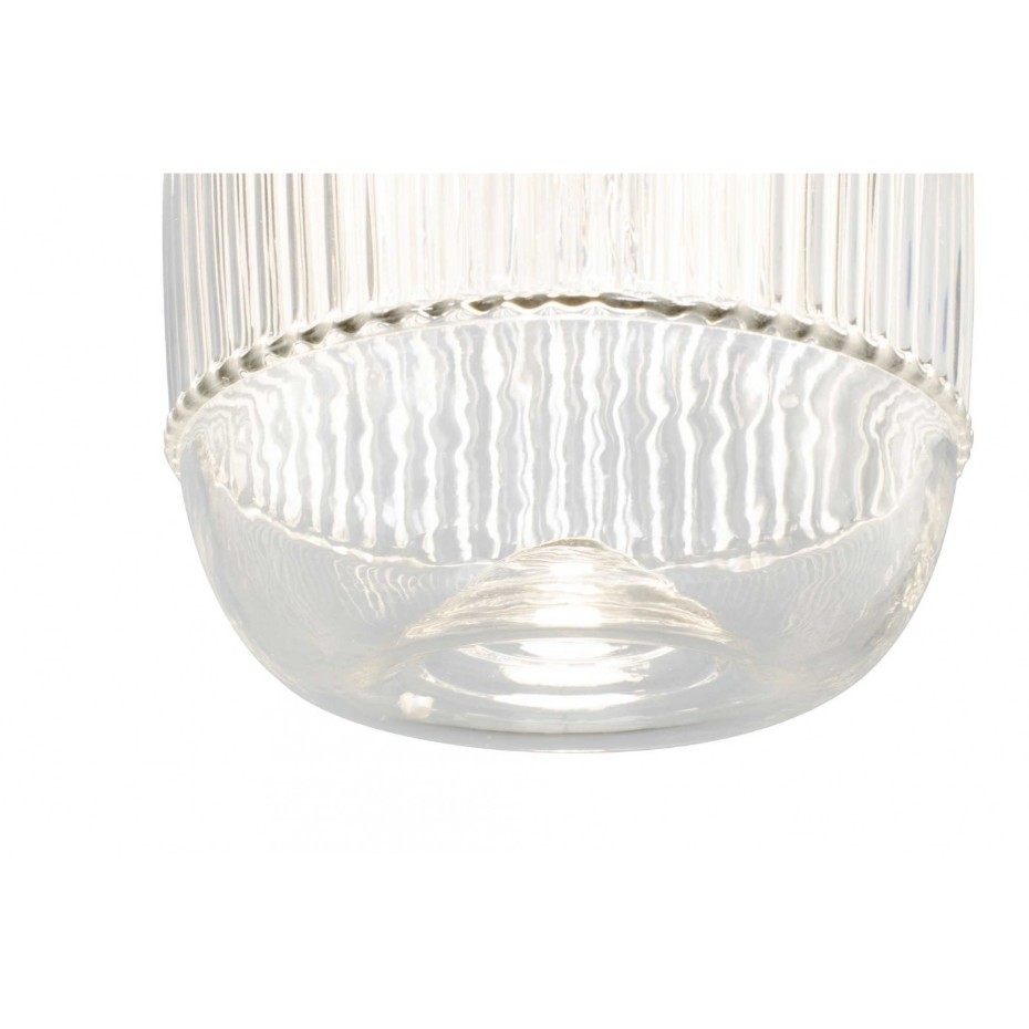 Suspension en verre et métal, EOLINE