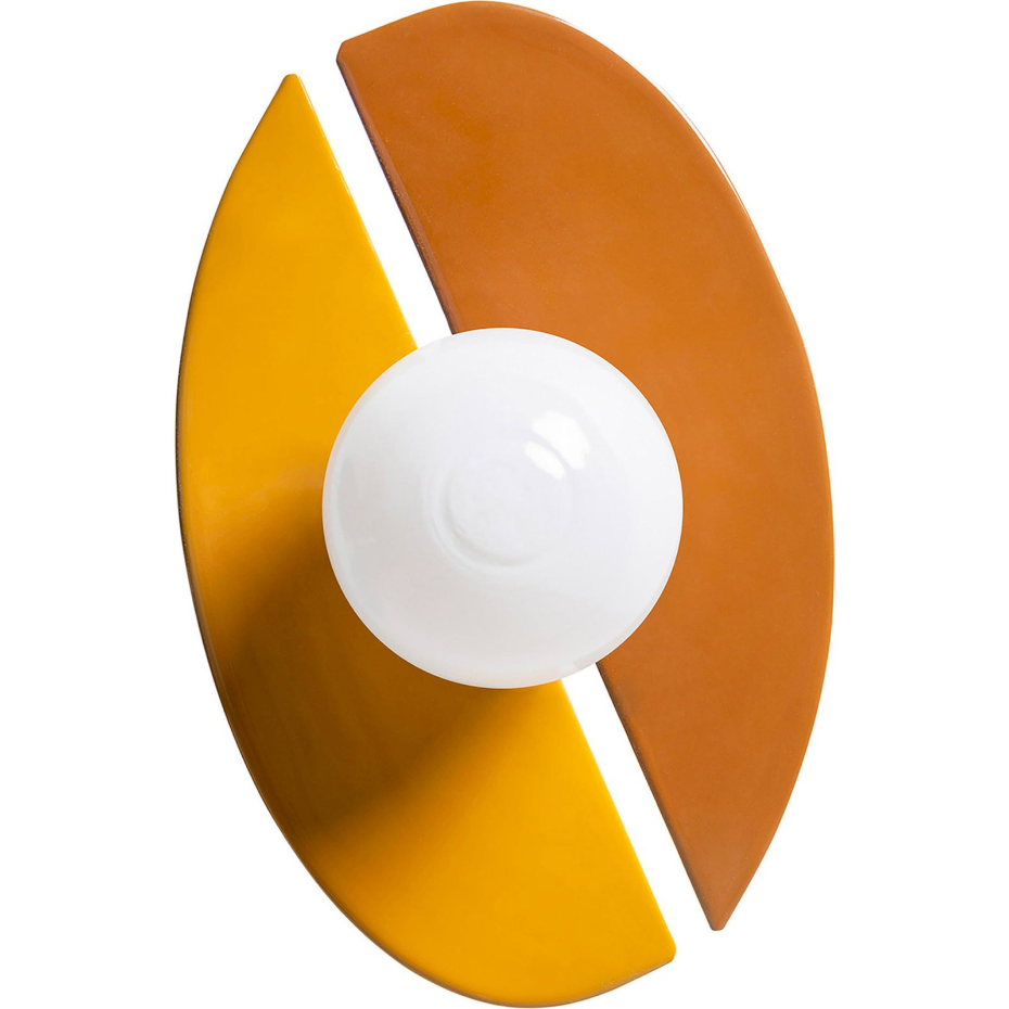 Applique murale en fer et verre  design moderne