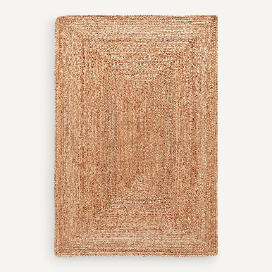 Tapis en jute, tressé main, Hempy