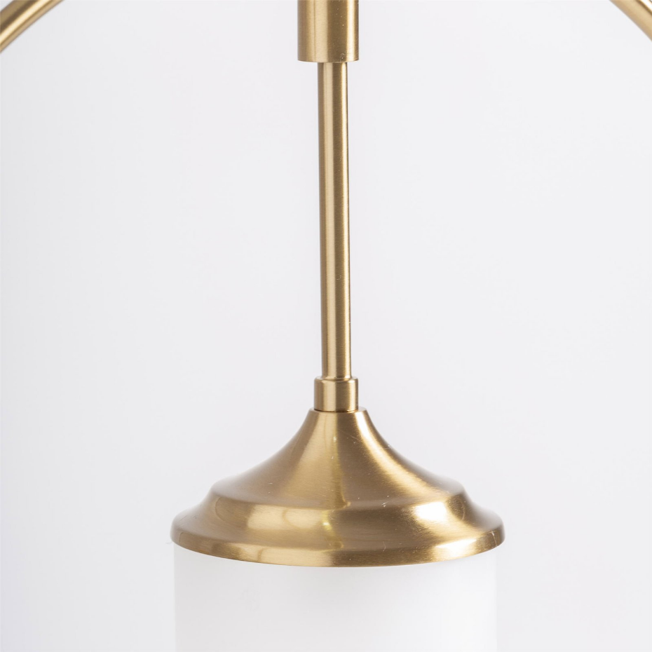 Lustre art déco en cristal suspendu