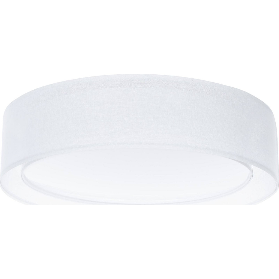 Plafonnier rond en tissu double couche Puro