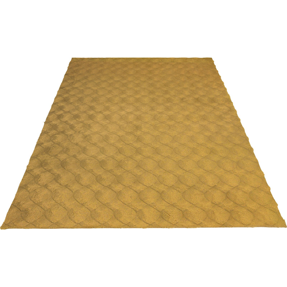 Tapis shaggy rectangulaire en polyester
