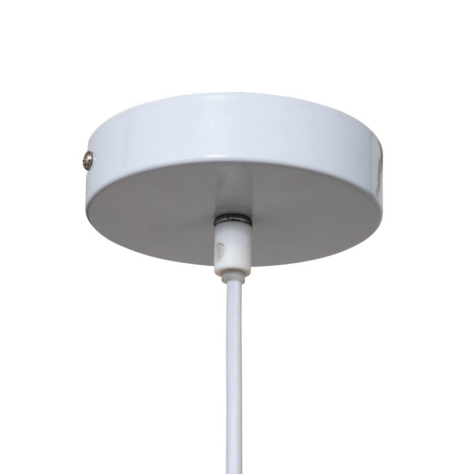 Suspension Diam 69.5  Métal Et Jute Beige