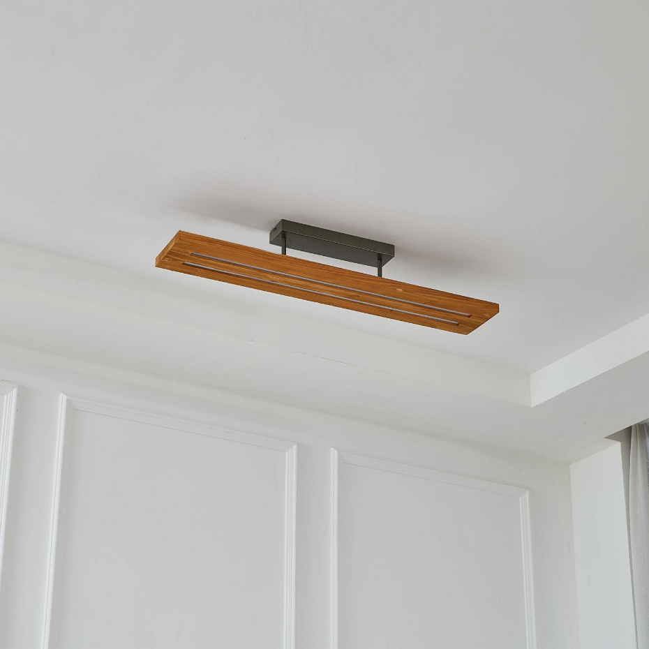 Plafonnier en bois traditionnelLED, Nesaja