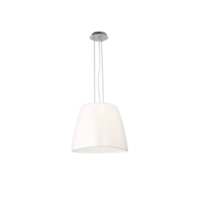 Grand Lustre Blanc Loft Eggo