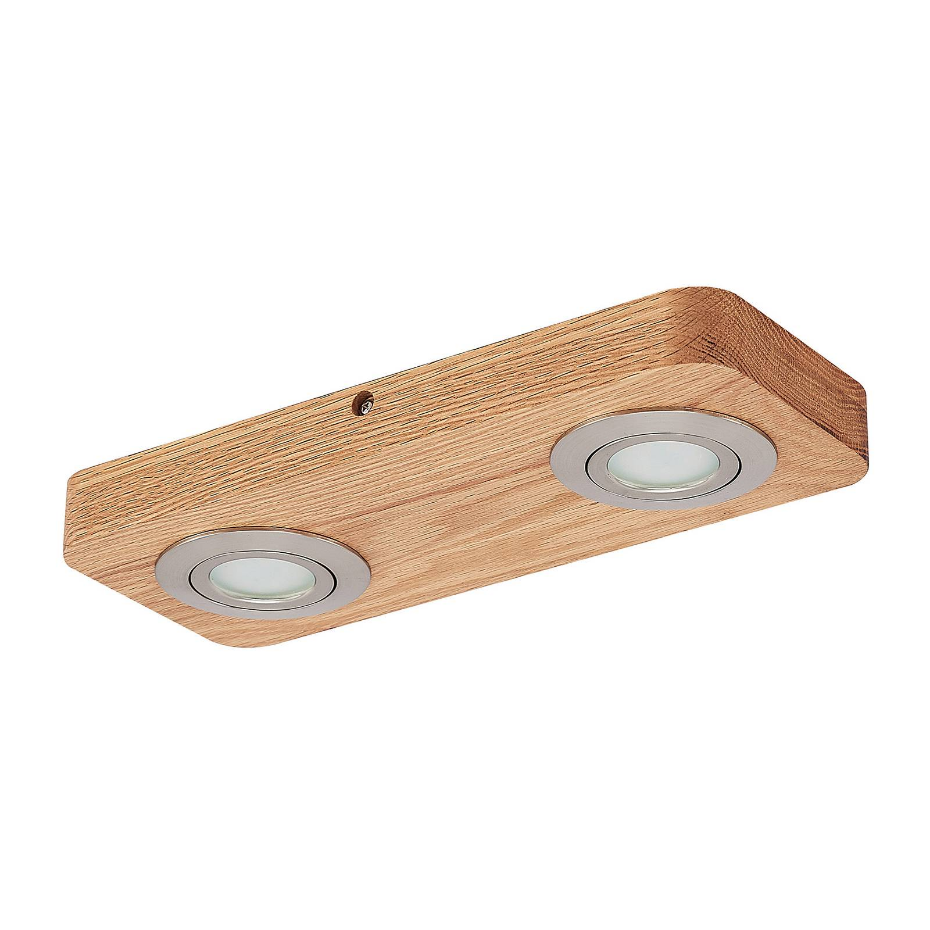 Plafonnier en bois moderneLED, Mikari