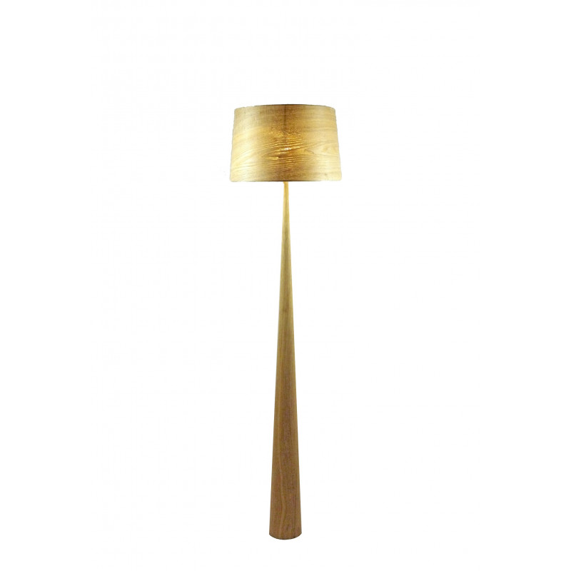 Lampadaire design en bois scandinave, TOTEM LS