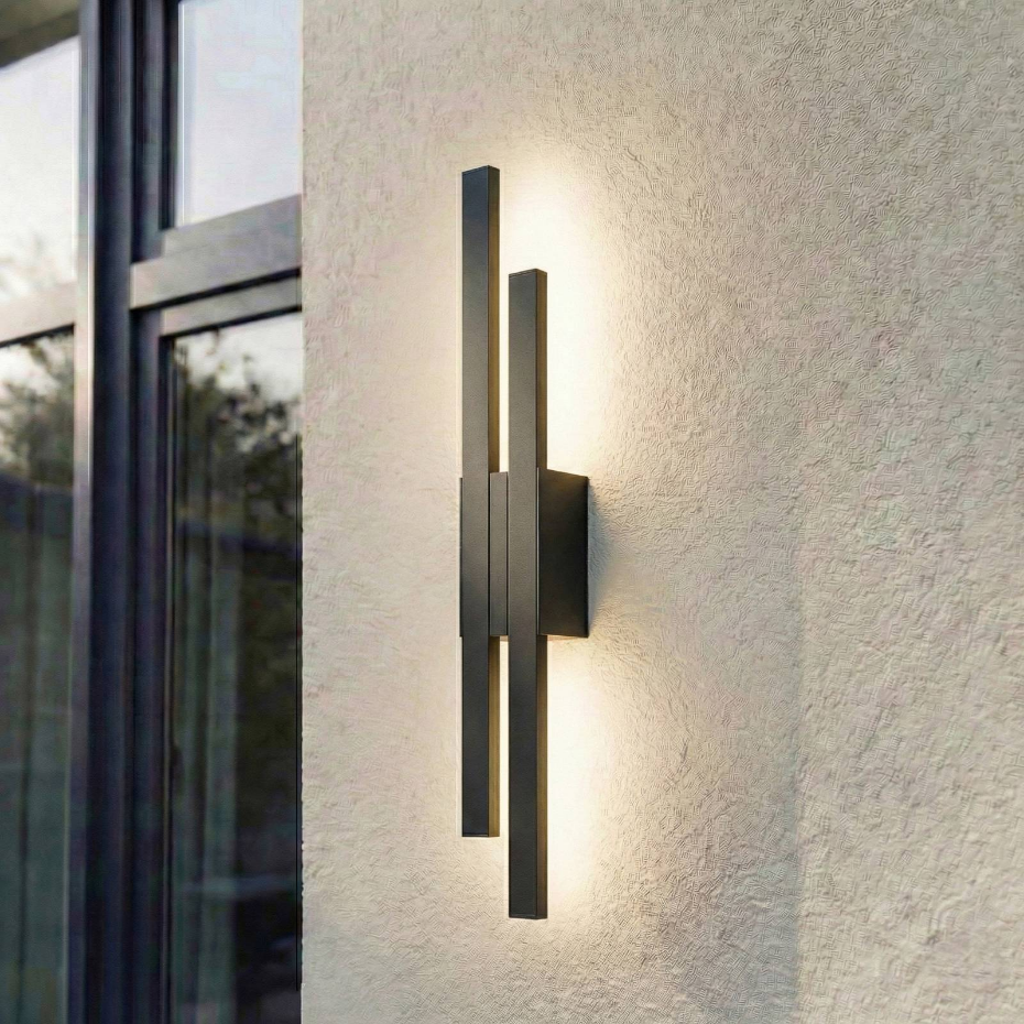 Applique extérieure en aluminium moderneLED