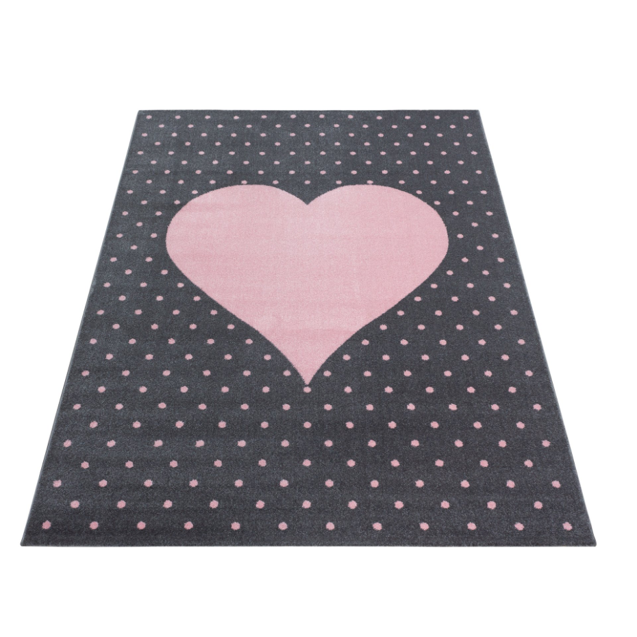 Tapis enfant motif cœur BAMBI