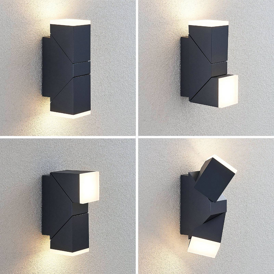 Applique extérieure en aluminium moderneLED