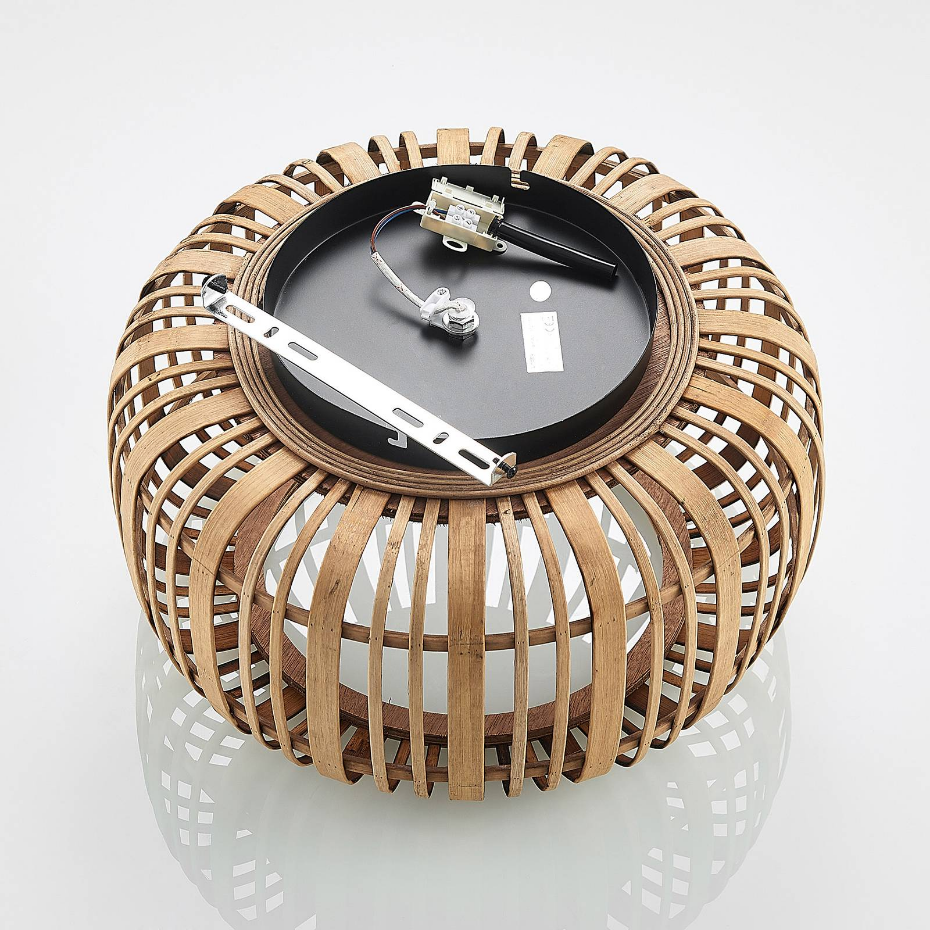 Plafonnier en bois traditionnel, Canyana