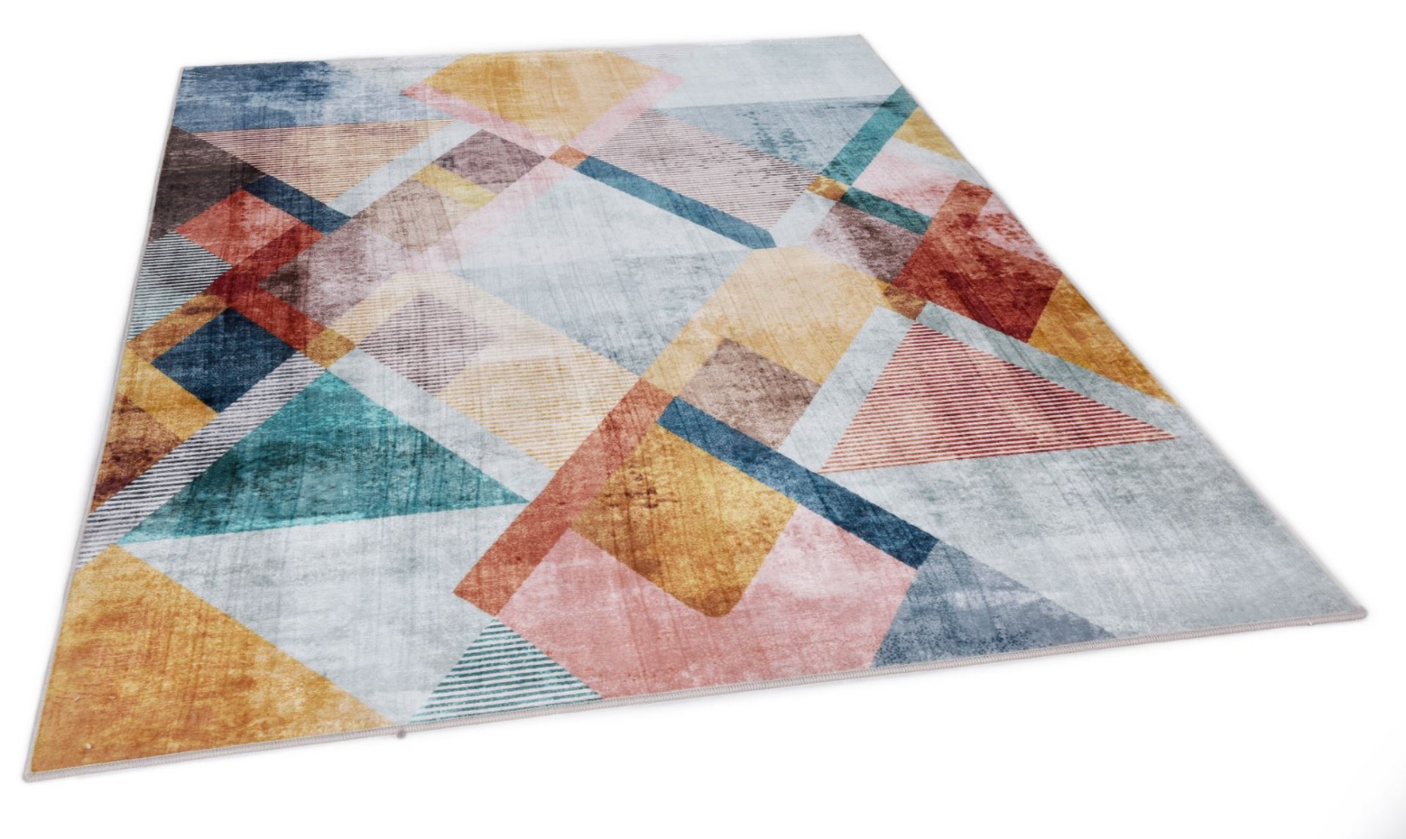 Tapis Rachele, imprimé, 100% polyester, plat