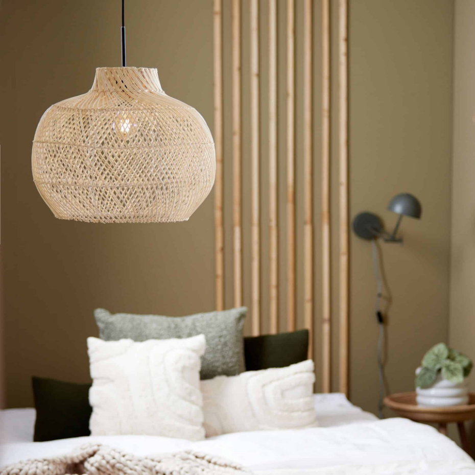 Lampe À Suspension Rotin CHARITA