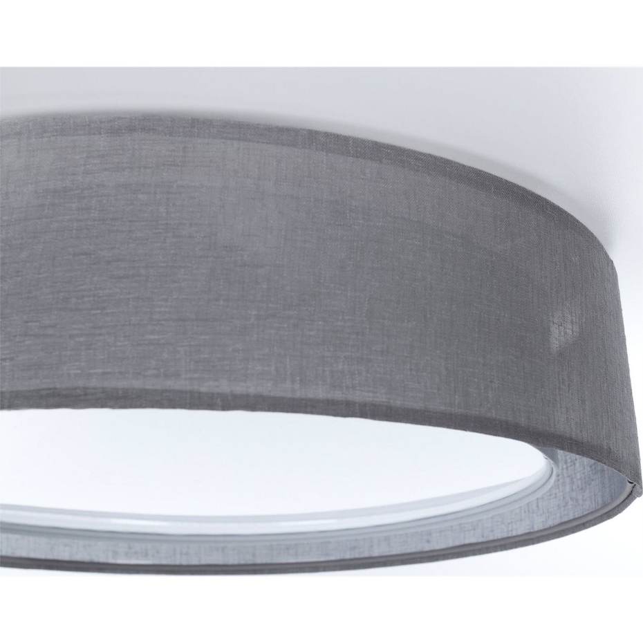 Plafonnier rond en tissu Puro