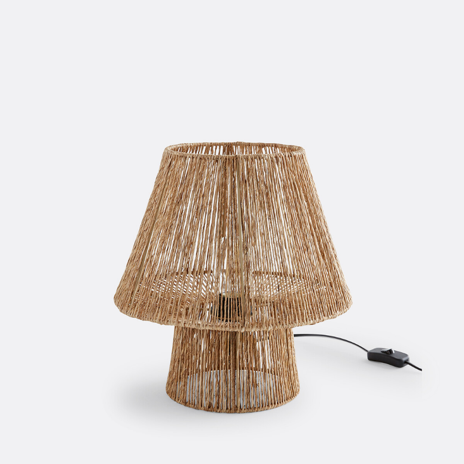 Lampe à poser en jute, Yaku