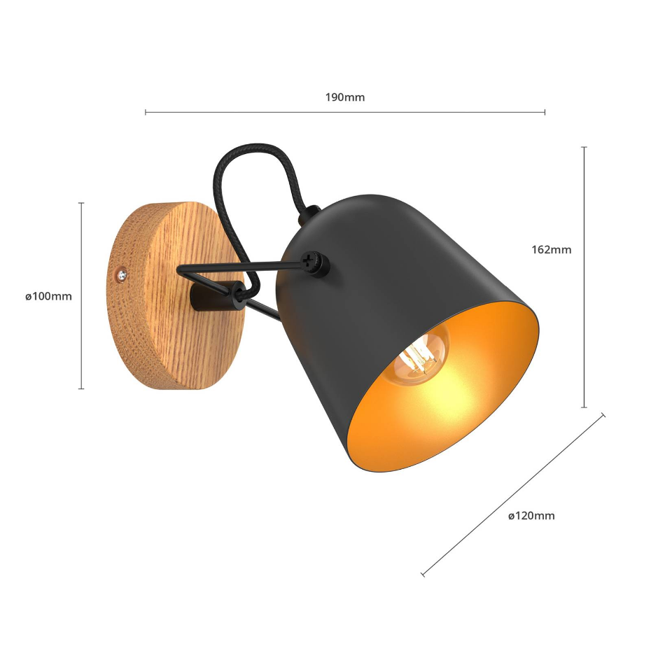 Spot en bois moderne, Adalin
