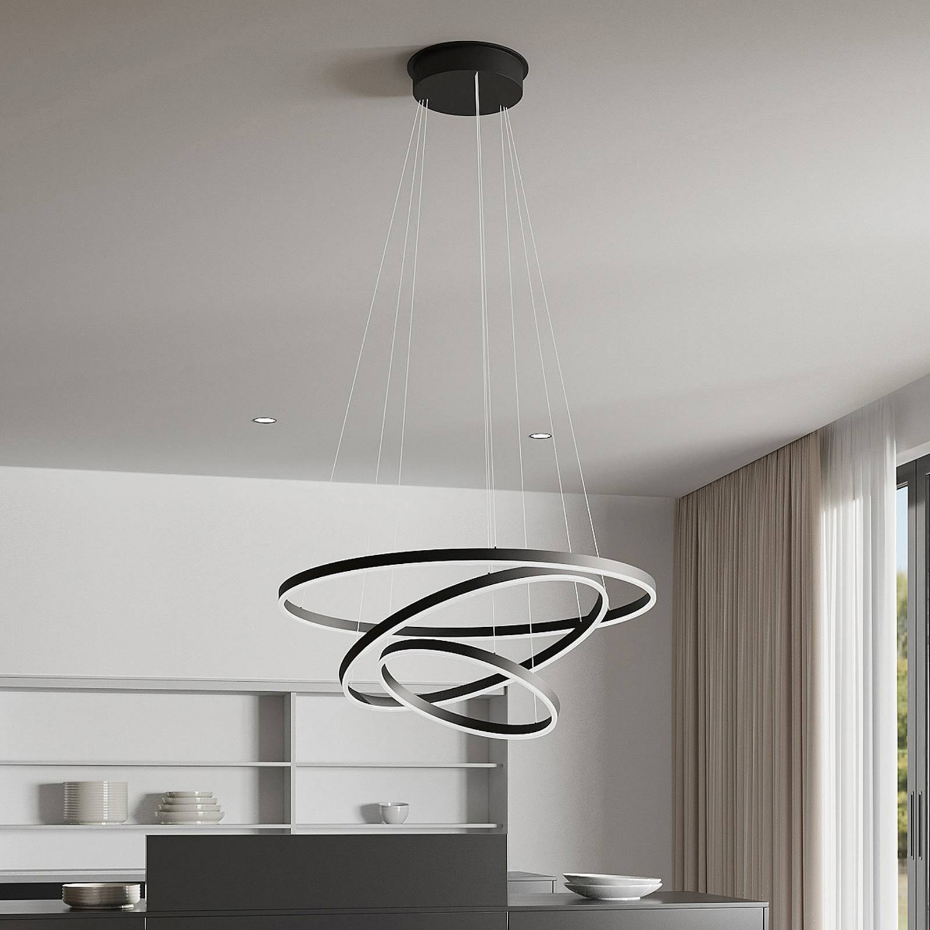 Suspension en métal moderneLED, Albiona