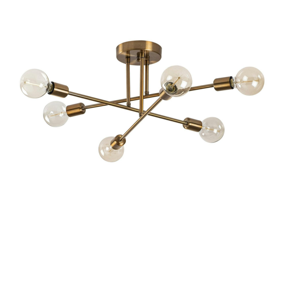Plafonnier design 6 lampes MARATEA