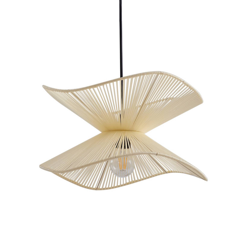 Luminaire extérieur en textile moderne