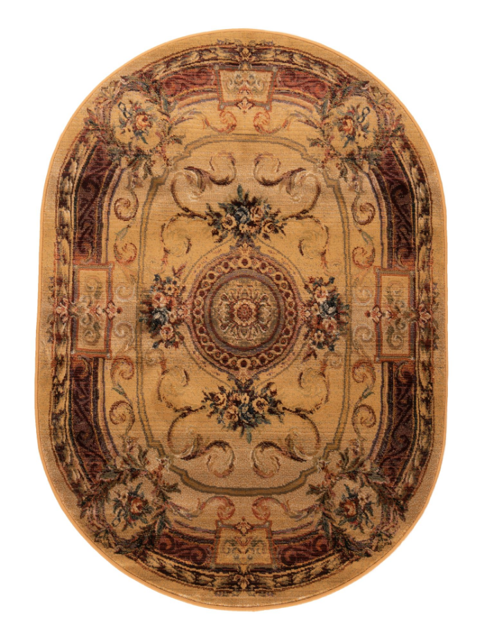 Tapis Gabiro Medaillon, tissé, rond