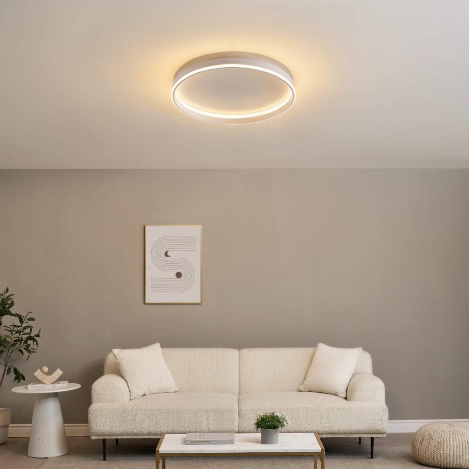 Grand plafonnier LED avec télécommande - SOLÉANE