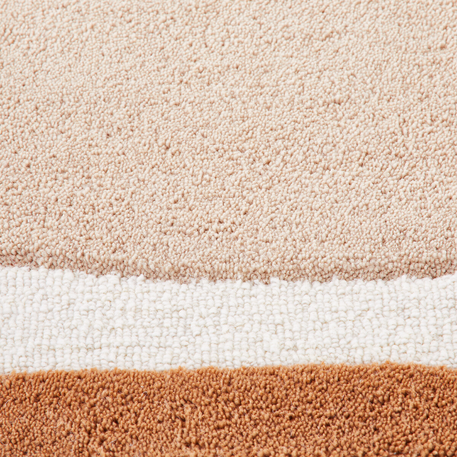 Tapis polyester et laine, Nomia