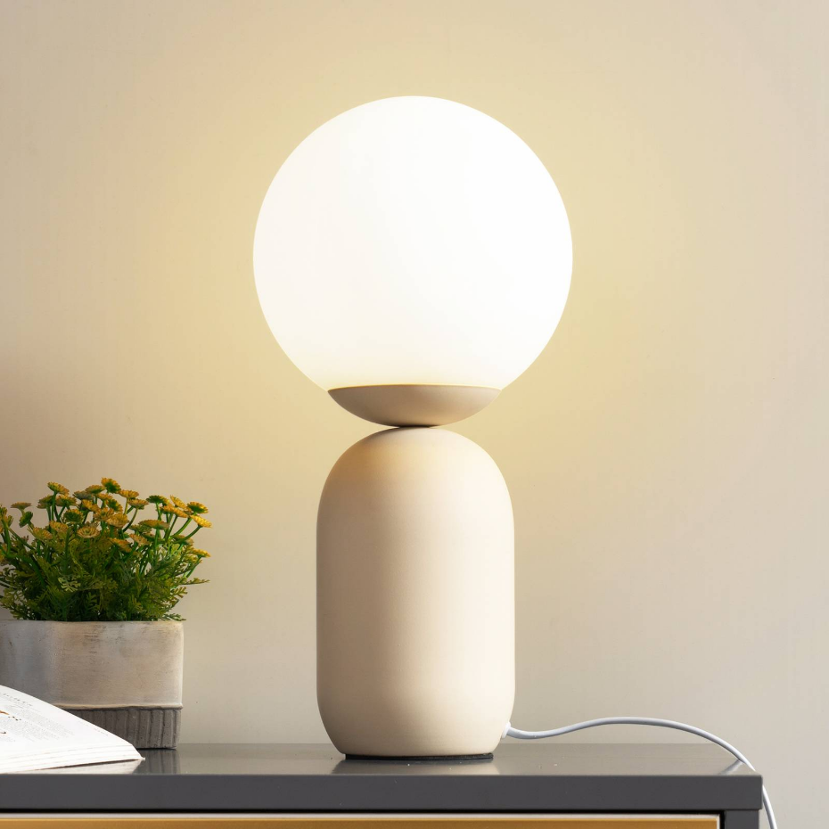 Lampe à poser en verre moderne, Lennes