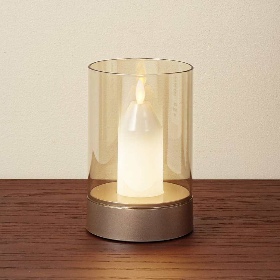 Lampe à poser en verre moderneLED, Lumana