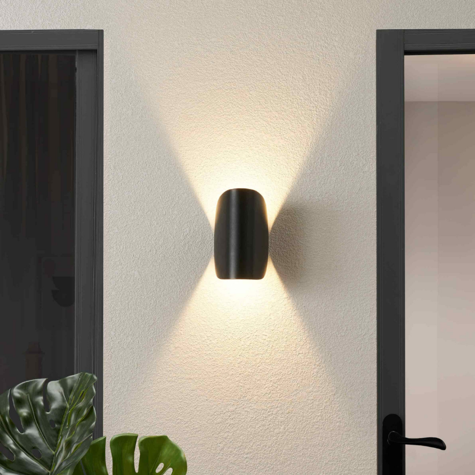 Applique noire avec LED orientable - NOTTE