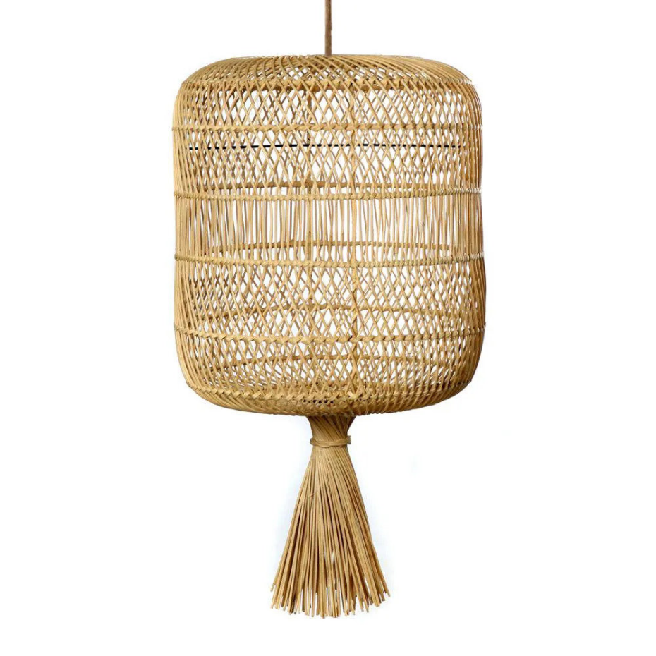Lampadaire en rotin DUMPLING