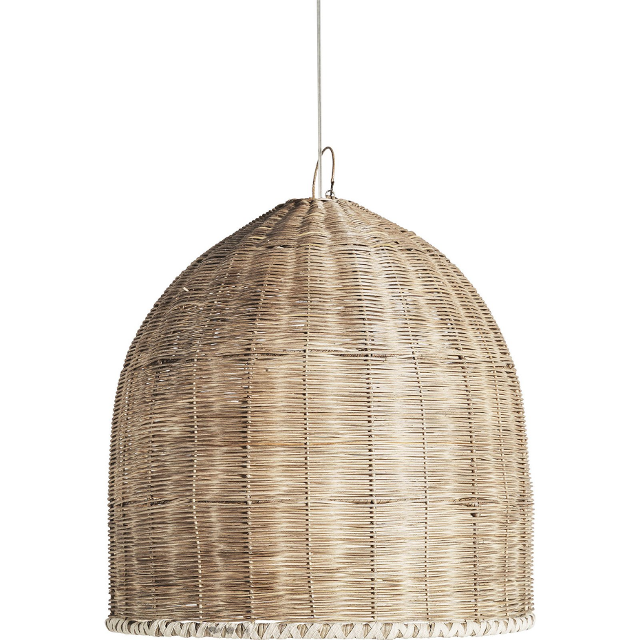 Lustre en rotin tressé style bohème