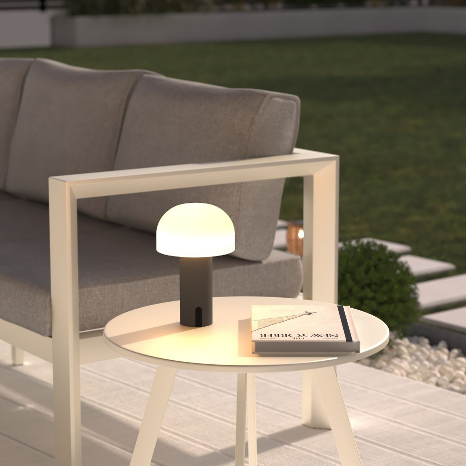 Lampe d'extérieure rechargeable en métal JANY