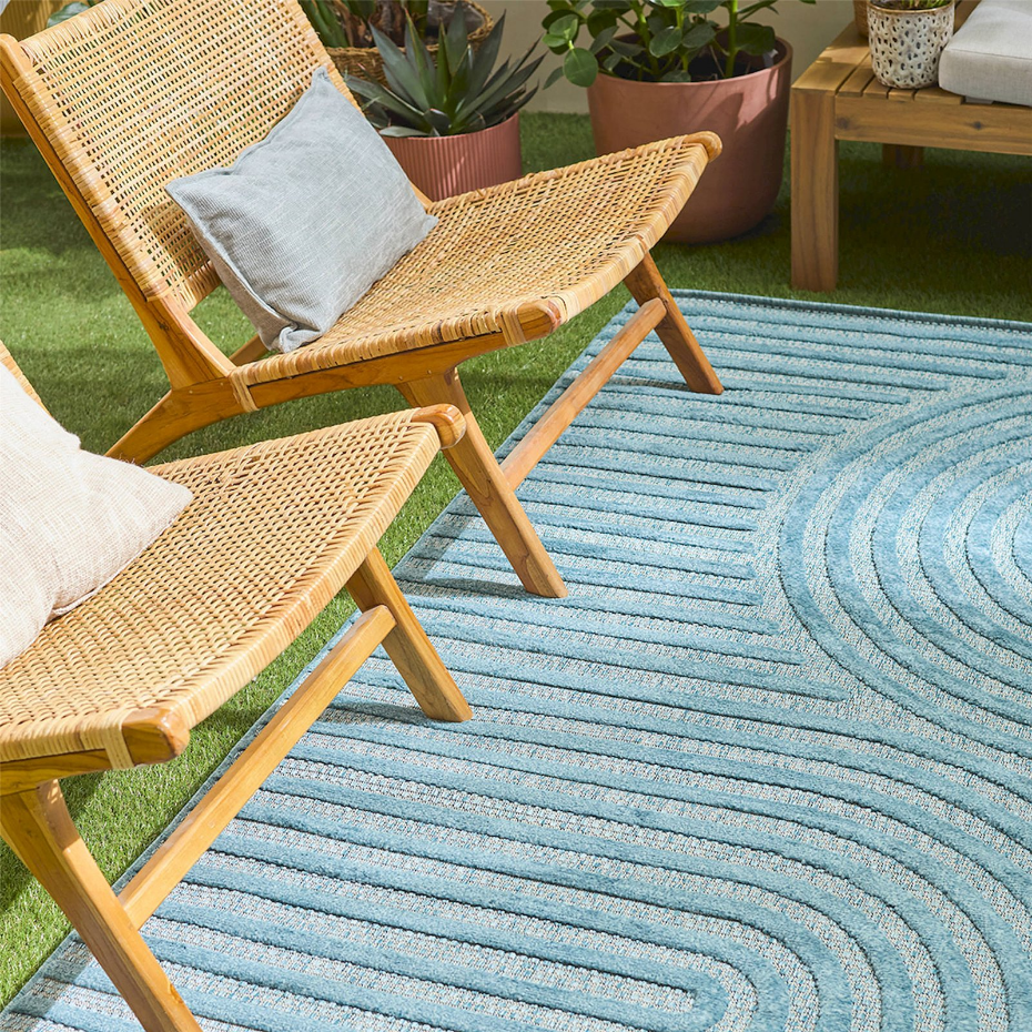 Tapis rectangulaire en polypropylène Santorini