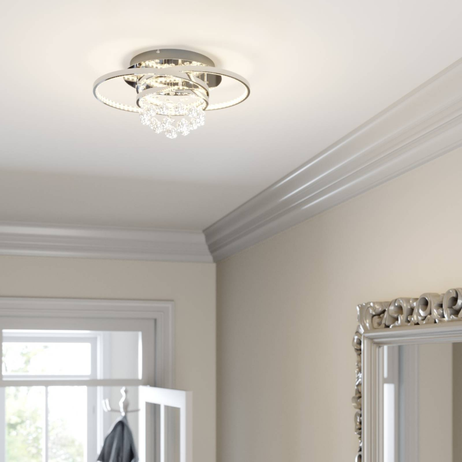 Plafonnier en métal moderneLED, Keely