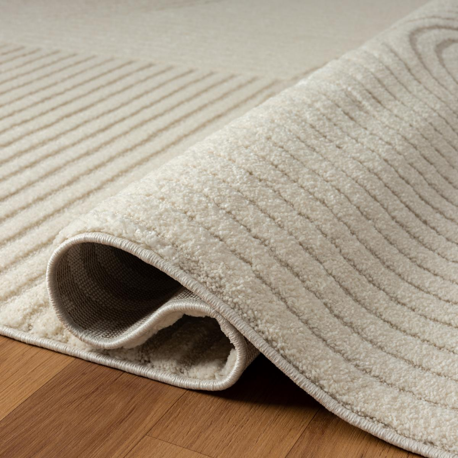 Tapis salon et chambre tissé motif simple LYN9 CERNAN