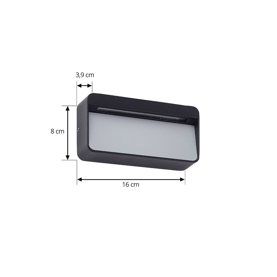 Applique extérieure en aluminium moderneLED