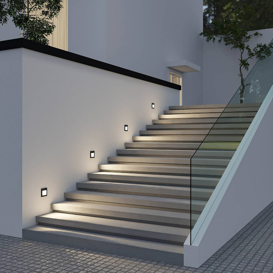 Applique extérieure en aluminium moderneLED