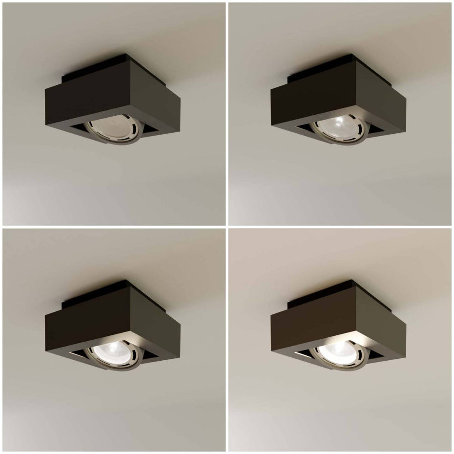 Plafonnier en aluminium moderne, Ronka