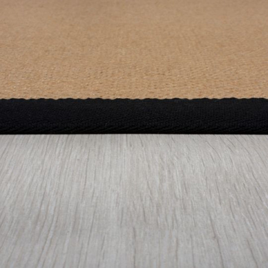 Tapis salon et chambre moderne en jute RIKA